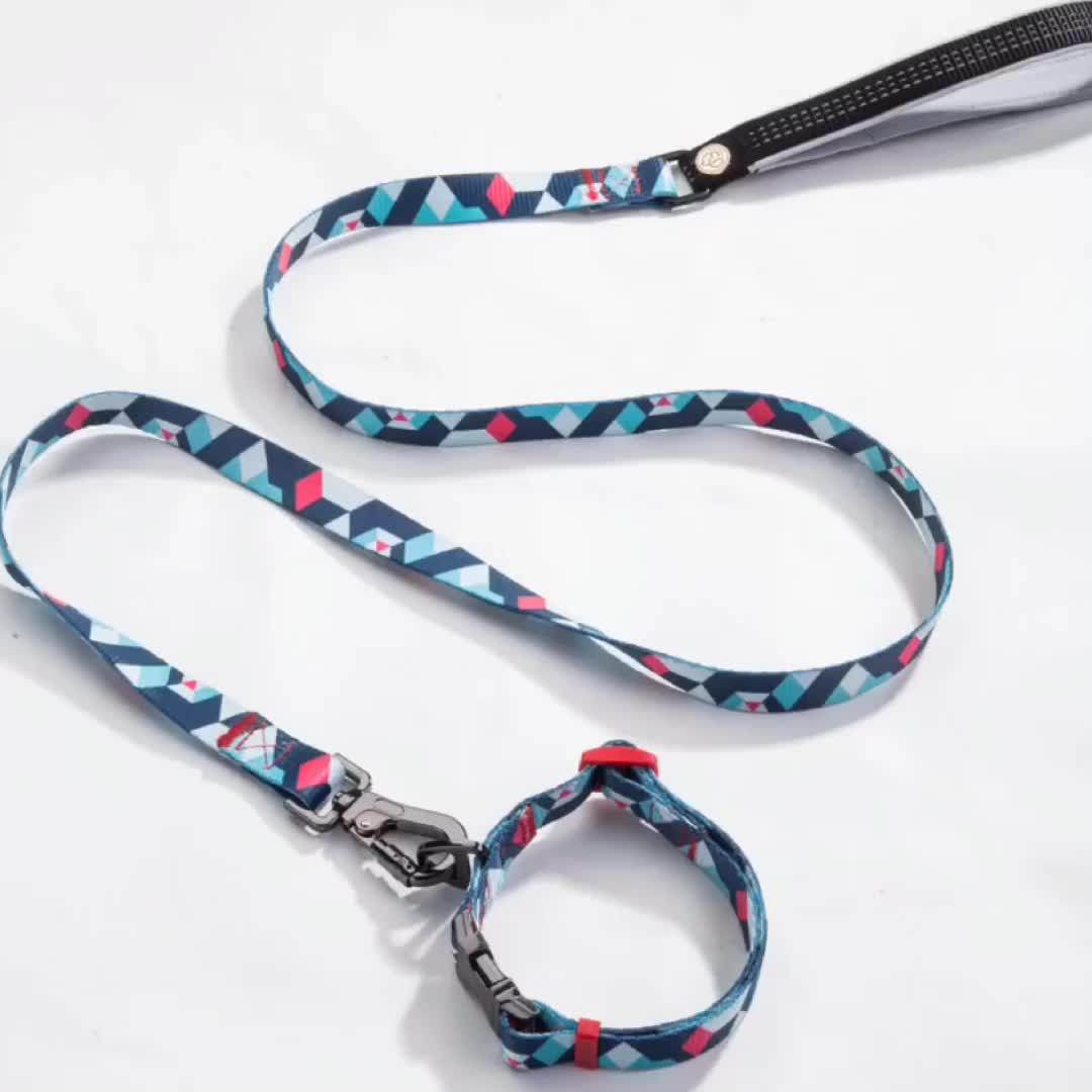 Recycle Handmade Polyester Dog Collar And Leash Buy Polyester Dog