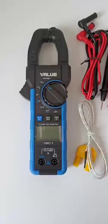 VMC-1 Mess klemme Multimeter Temperatur tester AC/DC Digital LCD