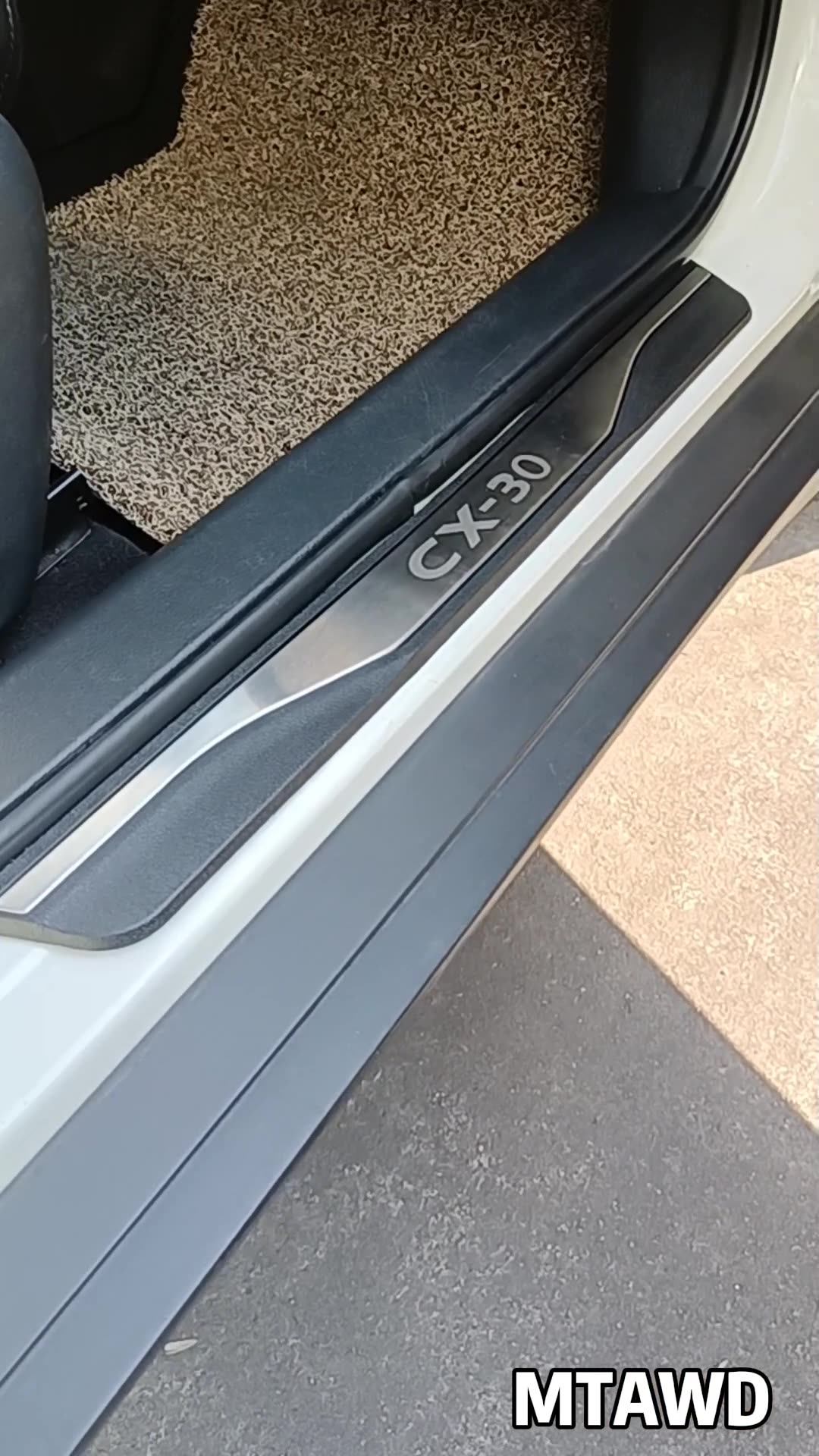 APEXRA Car Door Sill Scuff Plate Guard Protector, For Mazda CX90 CX-90 2023 2024, ABS - Foto 6