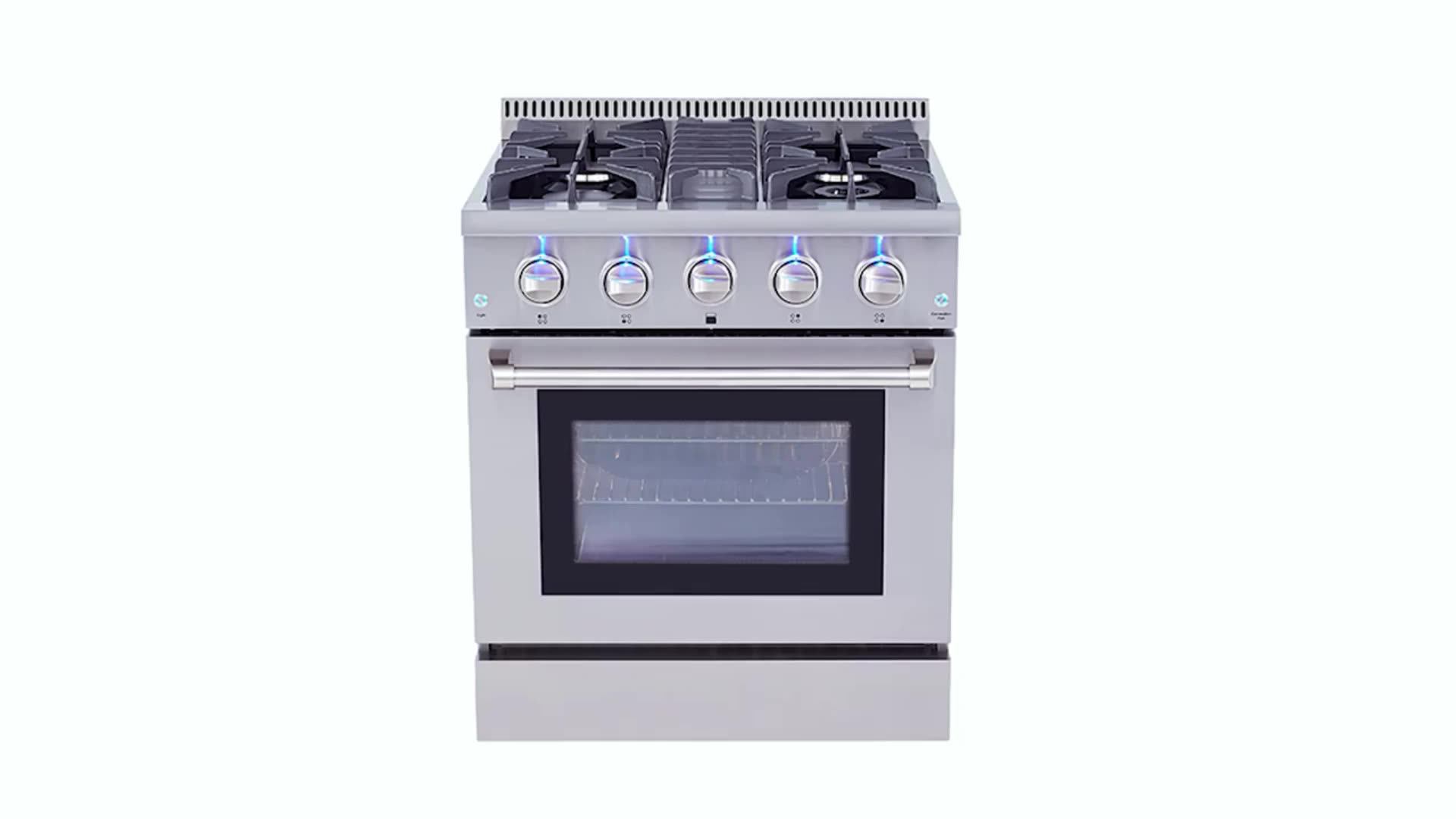 30'' Countertop Gas Stove With Stainless Steel Buy Countertop Gas