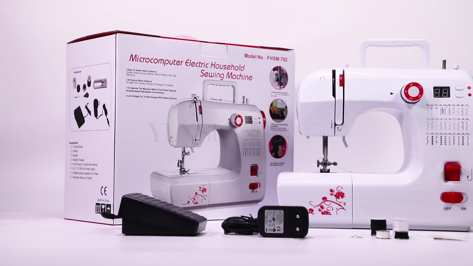 Computerized Multifunctional Household Sewing Machine Fhsm702 Zigzag