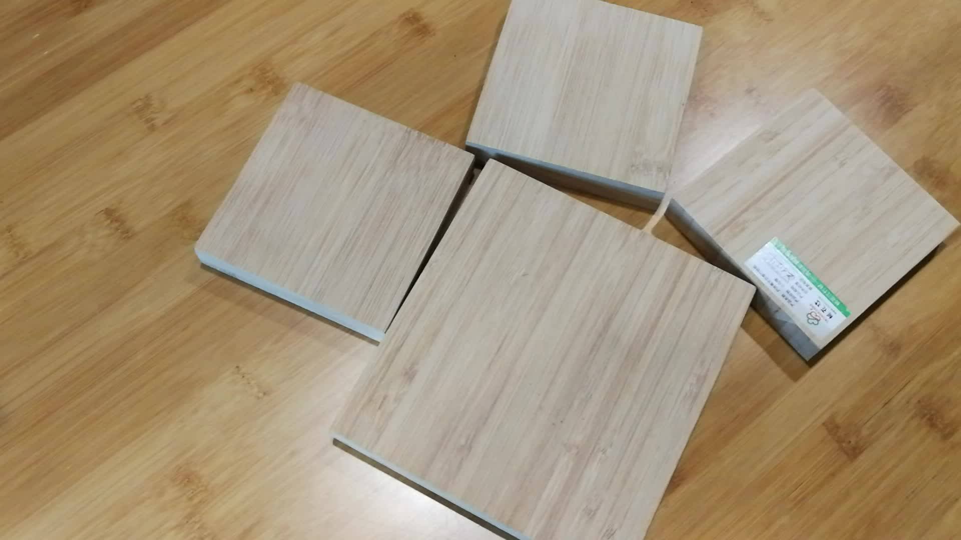 New Alternative For Wood Funiture Bamboo Strips Engineered Bamboo Board
