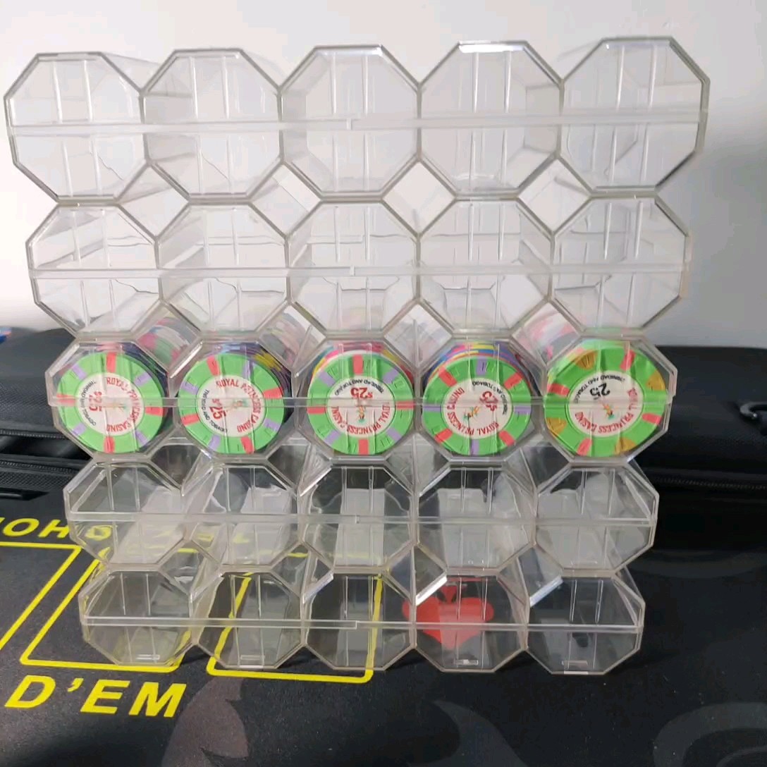 40mm 43mm 45mm Acrylic Poker Chip Racks Box With Cover Or Without Cover