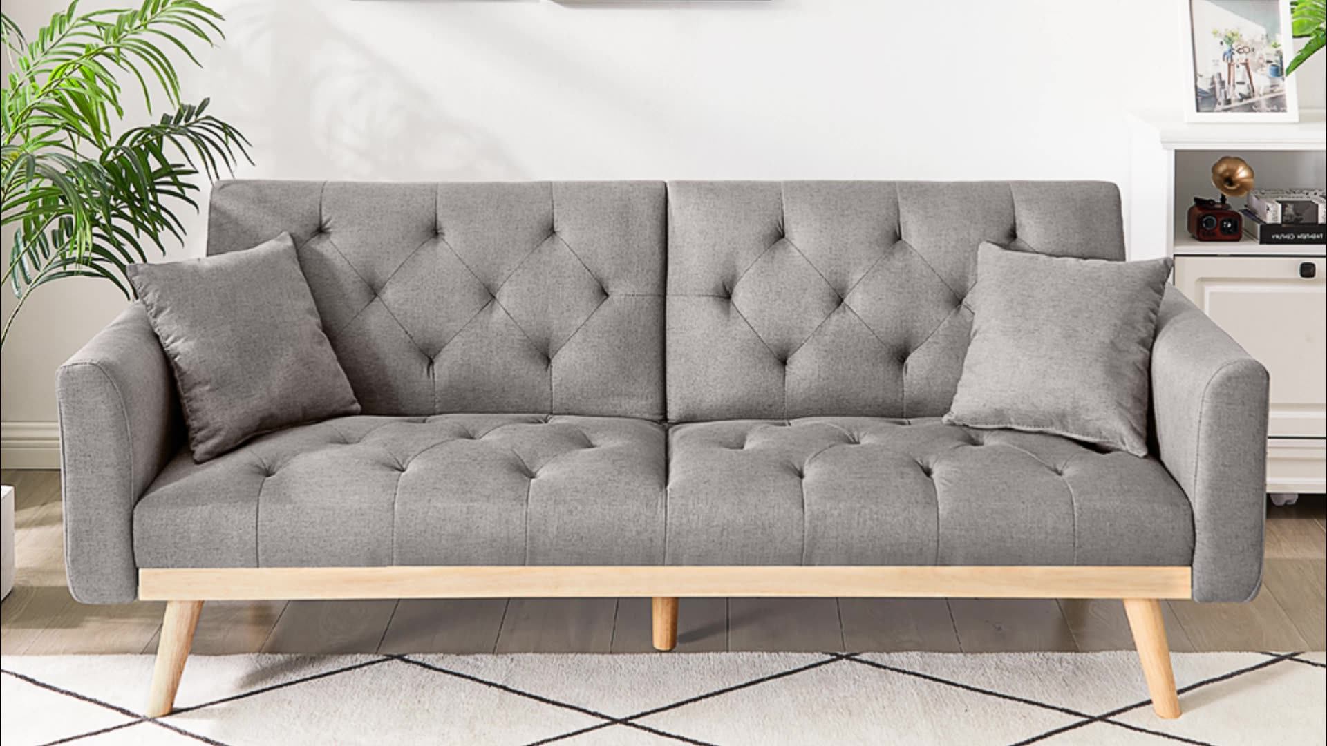 Wholesale Sofa Cama Plegable Multifuncional Divan Black Foldable