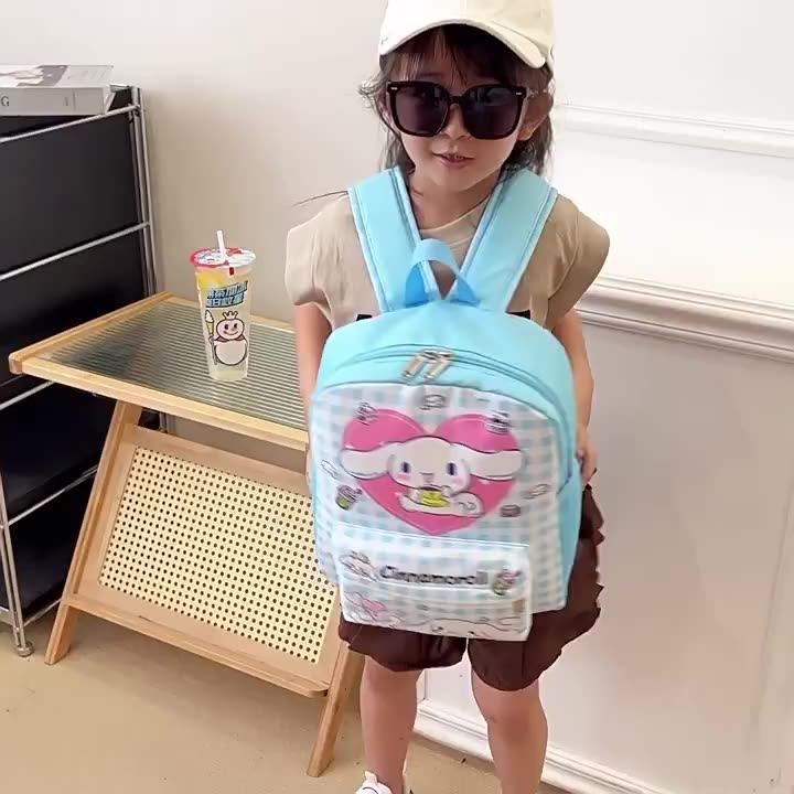 Kuromi Small Backpack Children's Kuromi Leather Waterproof Schoolbag