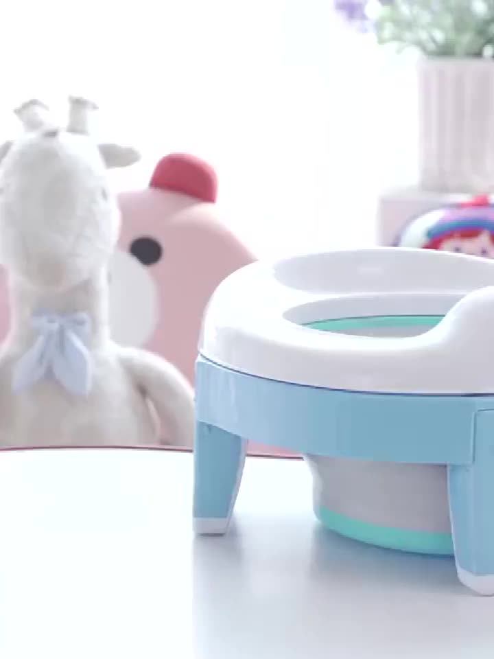 Certificated Baby Collapsible Potty Seat Multifunctional Portable Kids