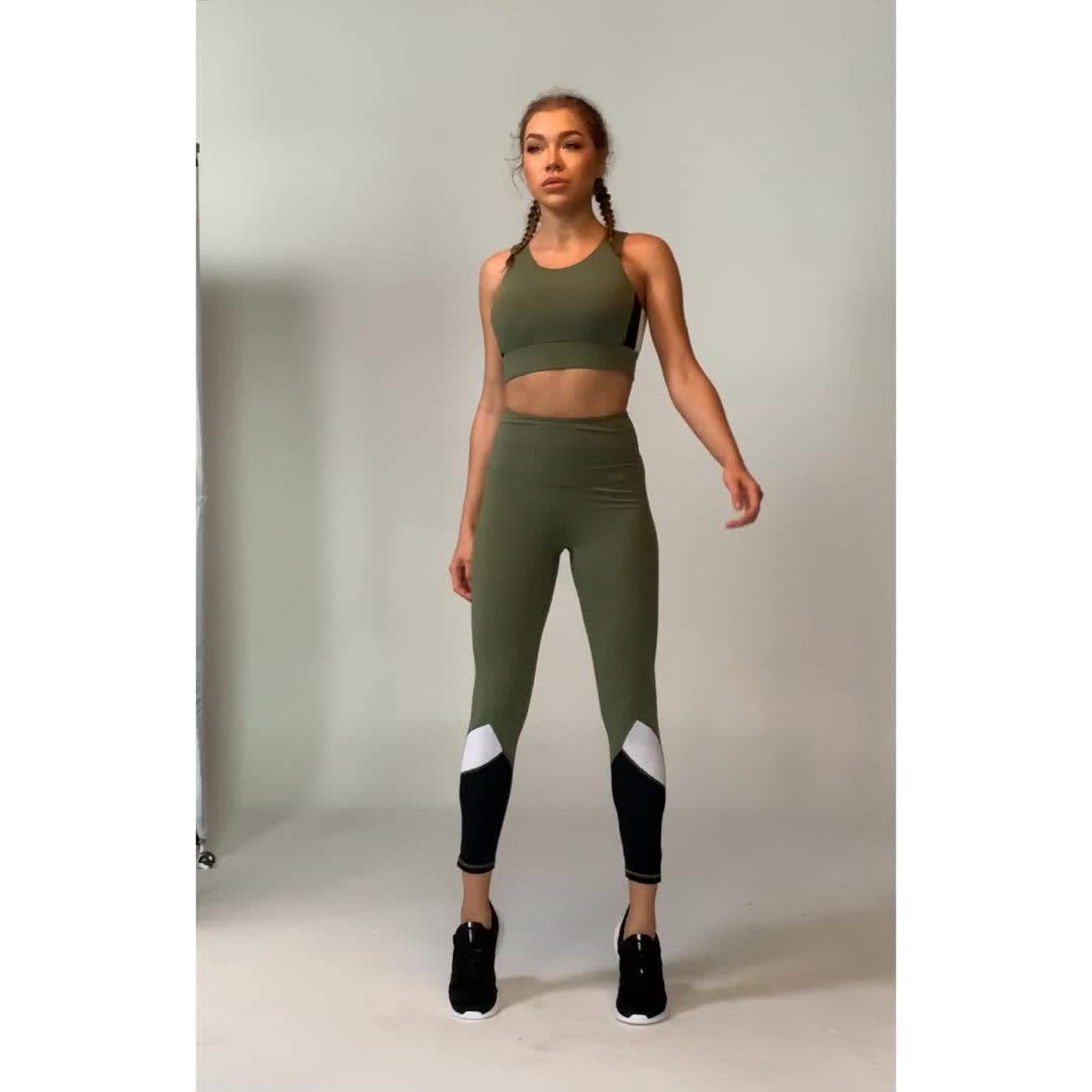 Mesh Leggings Mesh Panel Leggings - I'm Loving Yoga