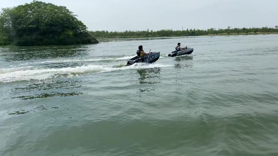 Electric Fishing Boats Renting Resort Karting 15kw Battery Power Kids
