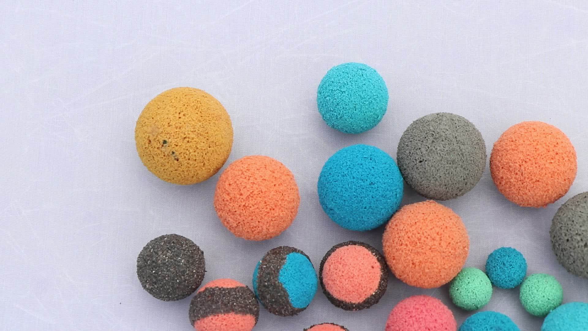 Sponge Rubber Cleaning Ball For Cuni/brass/stainless Steel/titanium