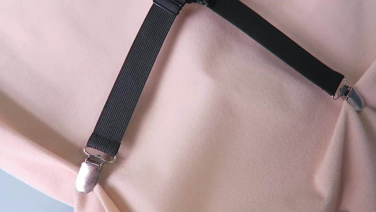 High Quality Bed Sheet Corner Holders Elastic Grippers Suspenders