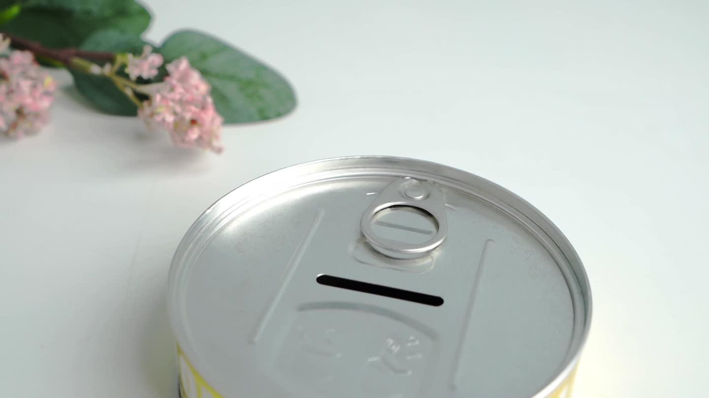 Custom Gift Money Boxes Wholesale,Custom Metal Round Tin Box For Save