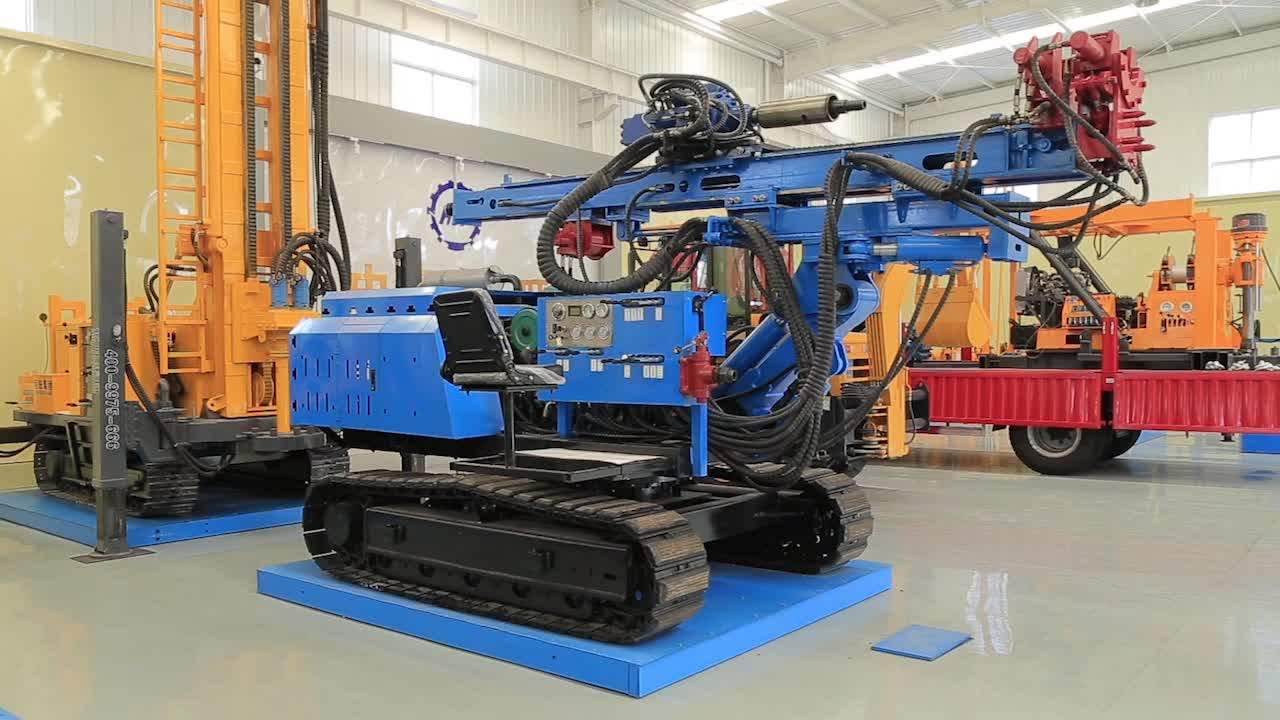 Hw150 Deep Hole Hydraulic Down The Hole Hammer Drilling Rig Machine For
