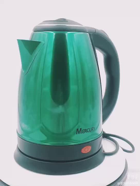 Restaurant Stainless Steel Finish Electric Water Bolier Tea Kettle