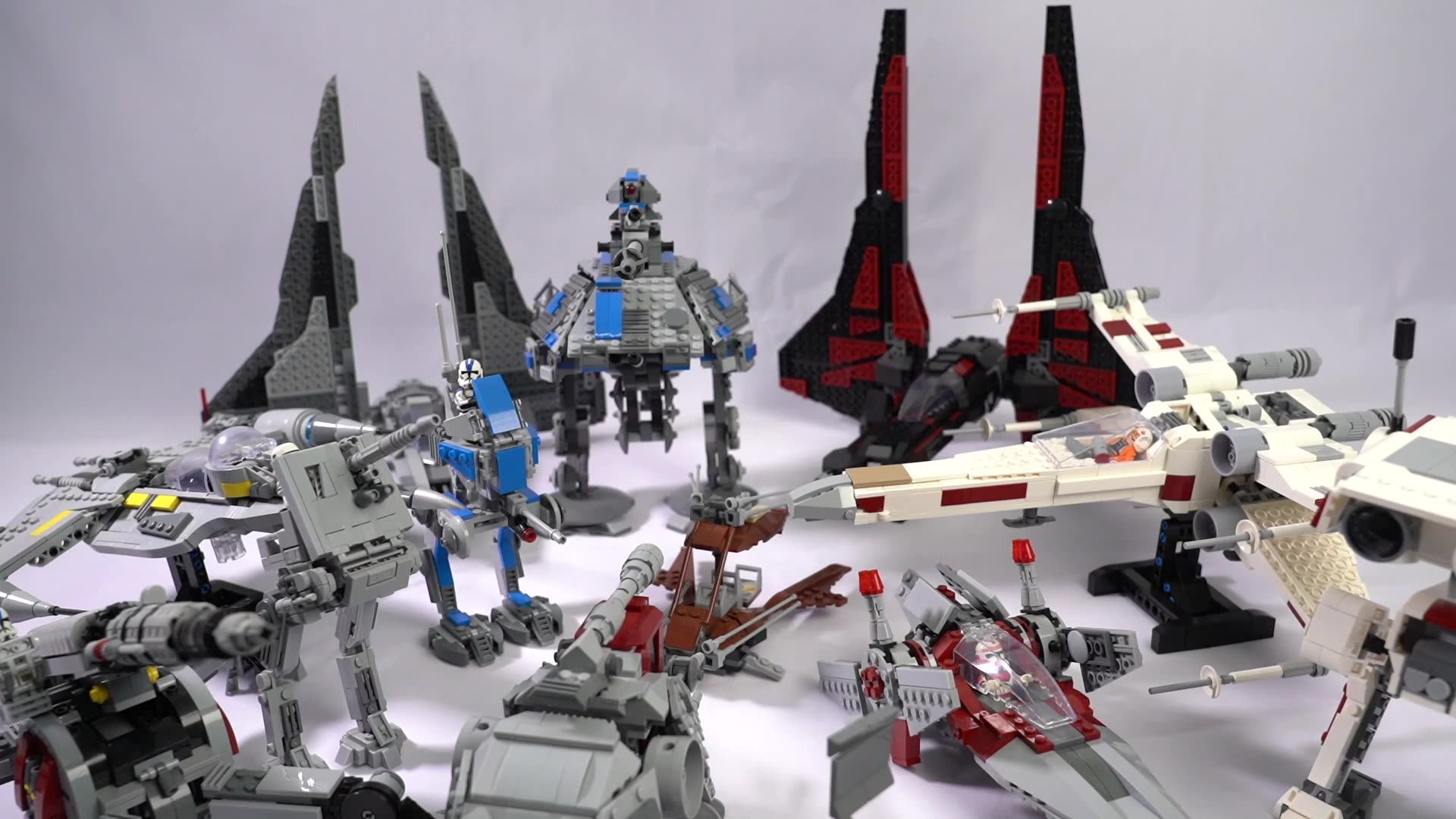 Moc2156 Space Wars Hailfire Droid 188 Pcs Bricks Scifi Interstellar War Movie Action Model