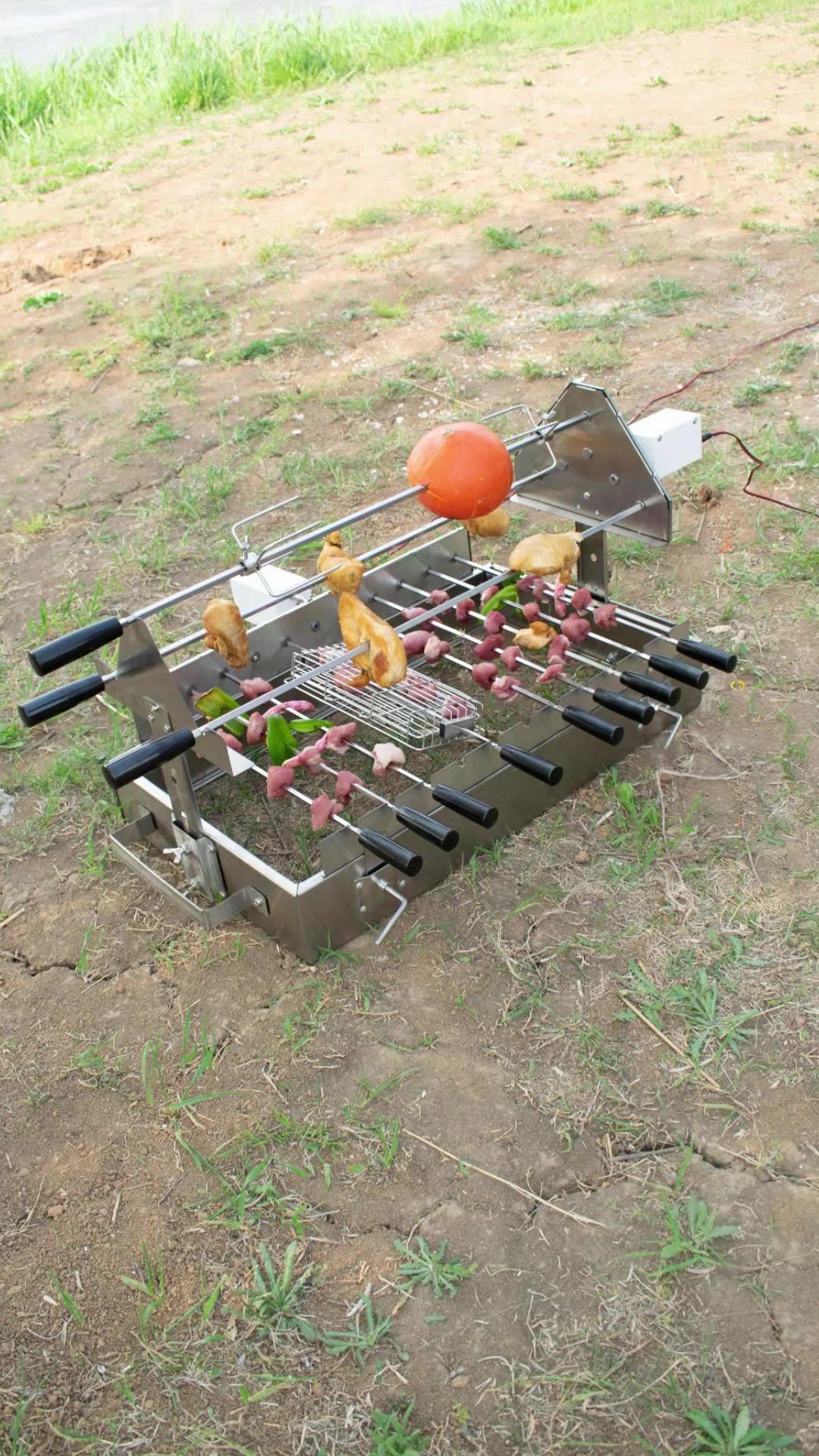 Skewers Rotation Bbq Spit Roast For Sale Brazilian Barbecue Machine