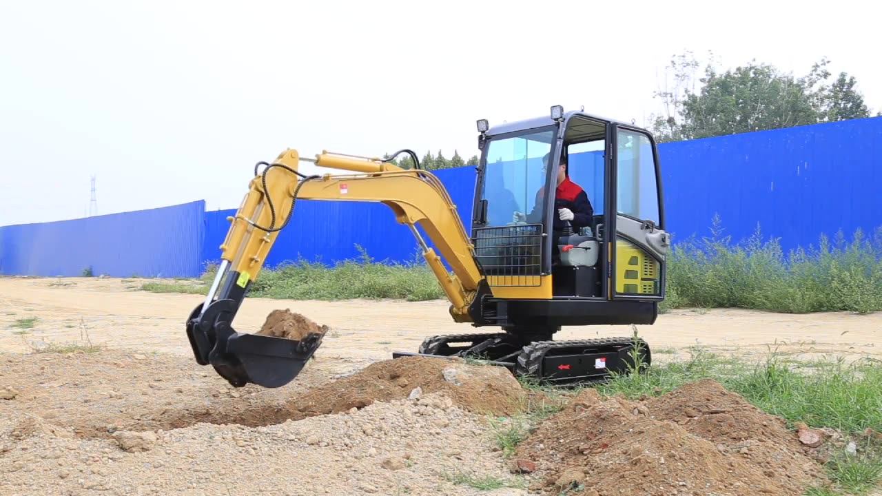 Diesel Engine Cheap 3 Ton Mini Excavator Portable Digger For Garden New