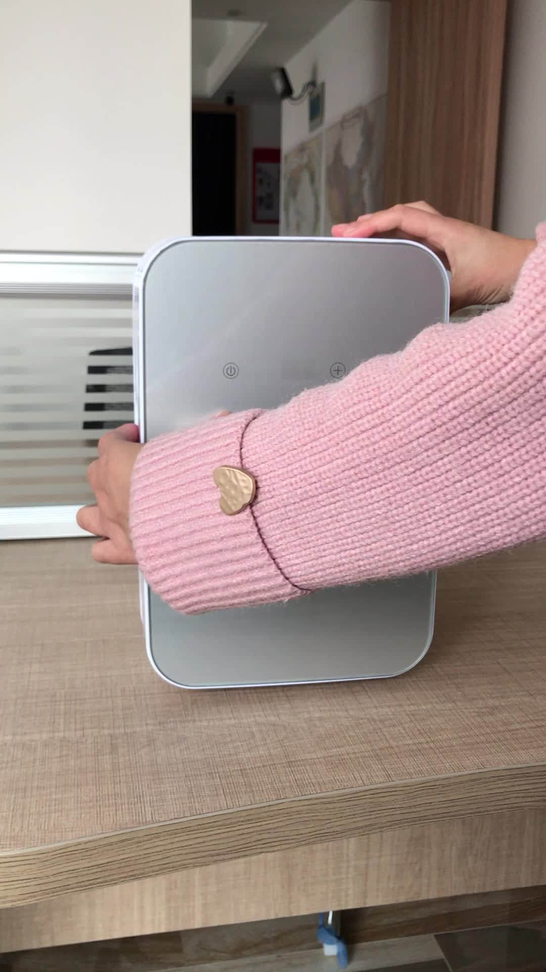 8 Liters Lcd Mini Cute Car Cooler Warmer Fridge Camping Freezer/ Cool