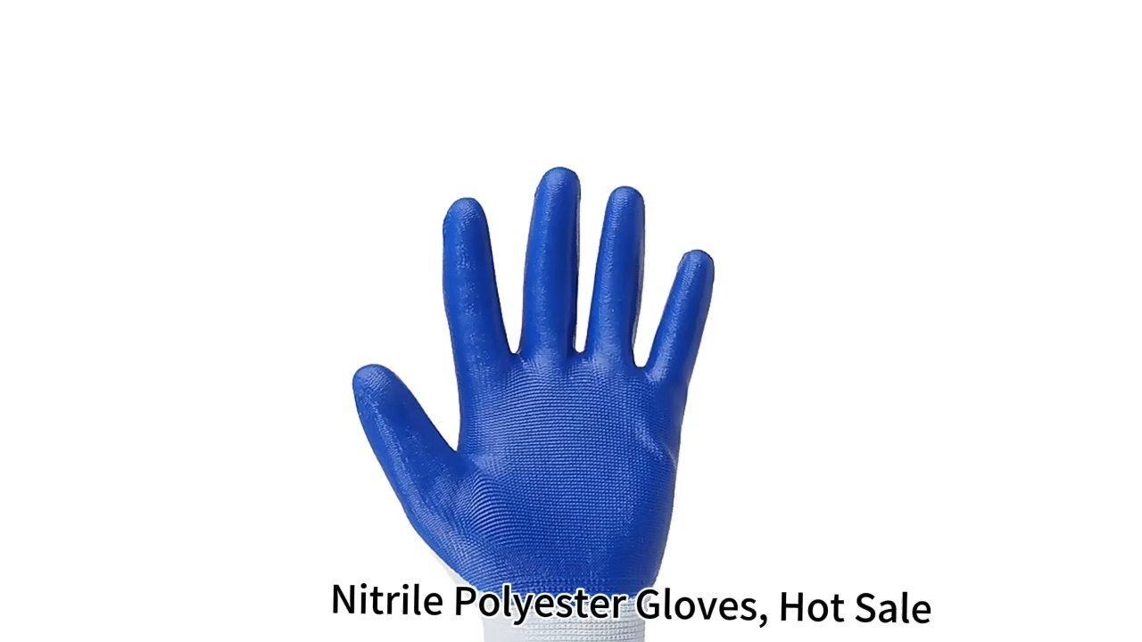 Blue Nitrile Cheap Price Hand Gloves Labor Protective Warehouse