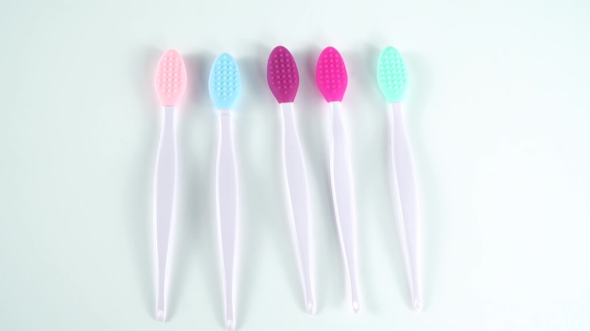 Silicone Exfoliating Lip Brush Doublesided Soft Lip Exfoliator Tool