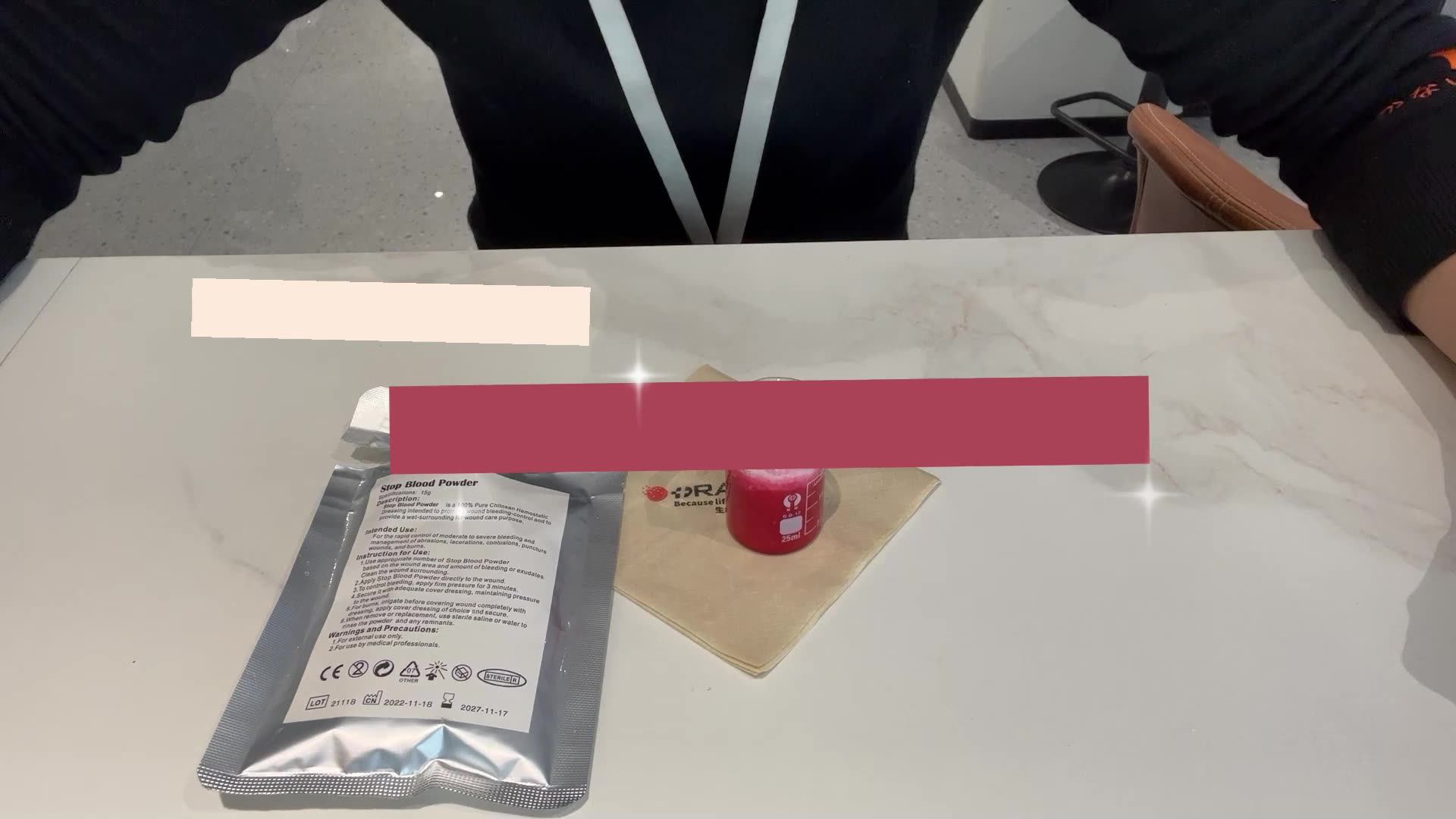 Chitosan Hemostatic Agent Granule Powder For Rapid Hemostasis Medical