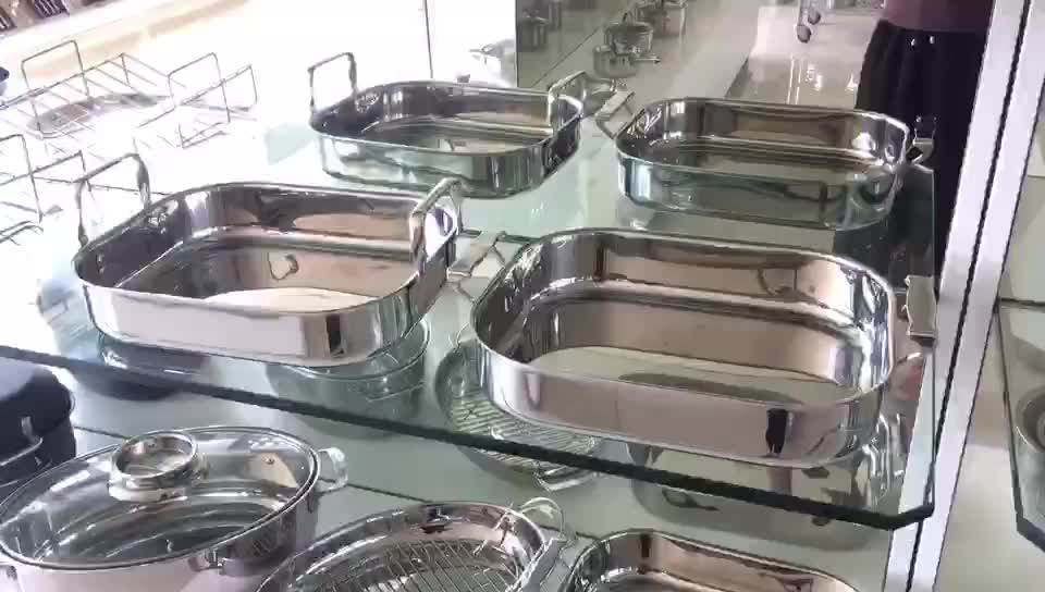 Aaa 18/8 Big Size Deep Stainless Steel Baking Tray Baking Buy Baking