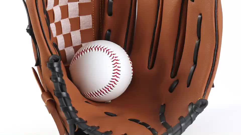 Factory Price Pu/pvc Leather Baseball Match Gloves Batting Catching