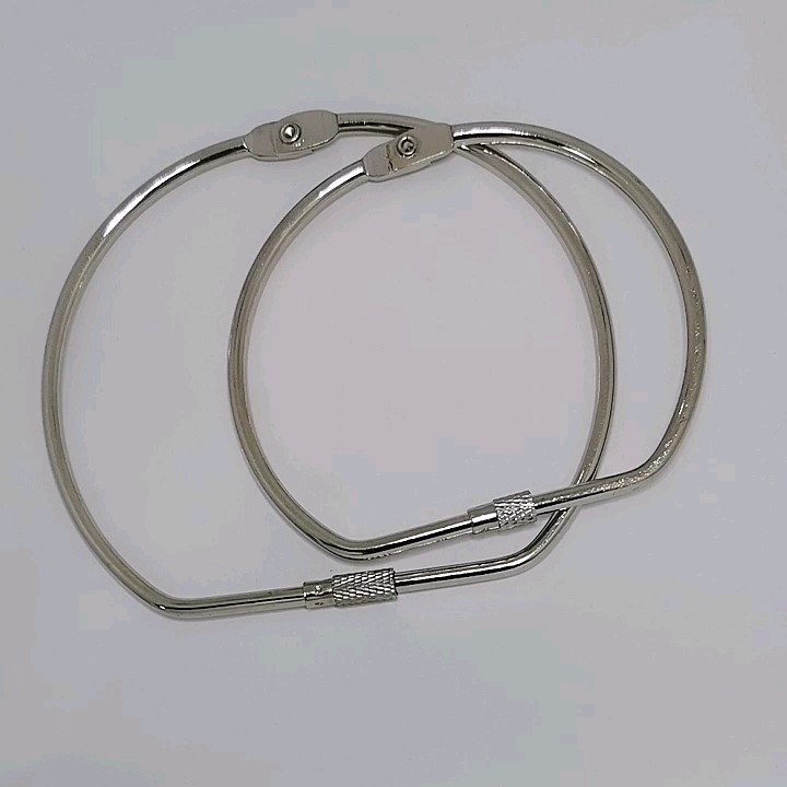 Ivoduff Supply Free Sample Stainless Steel Cable Wire Key Ring Luggage