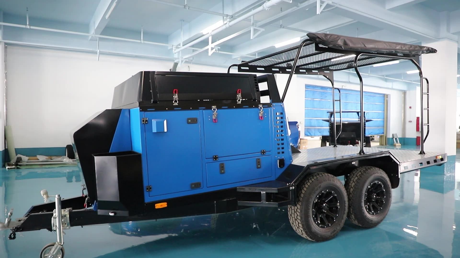 2023 Popular Australian Offroad Camping Travel Toy Hauler Camper