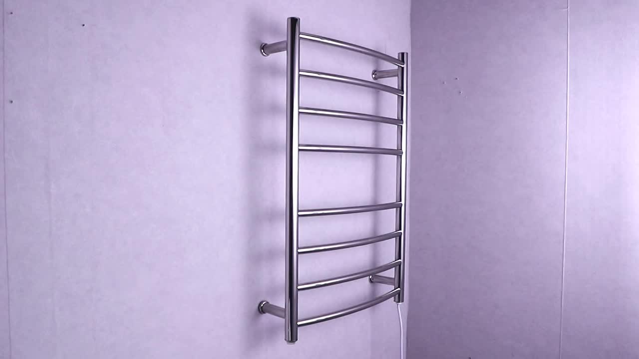 Hot Popular Bathroom Electric Ladder Drying Rack Heated Towel Rail