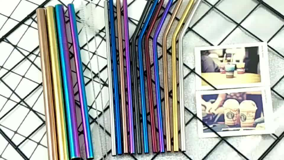 Extra Large Long Straws Food Grade 304 Fda And Lfgb Stainless Steel