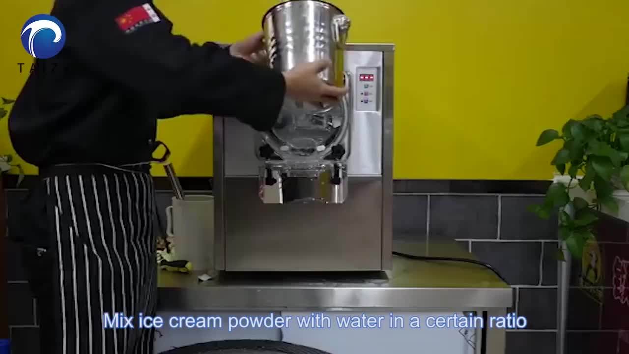 Commercial Hard Ice Cream Machine Ice Cream Freezer Gelato Batch