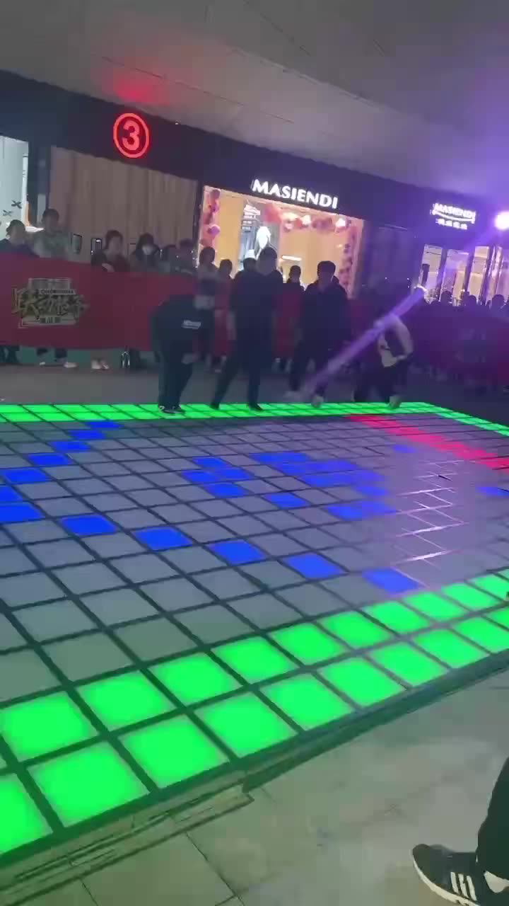 Rgb Touch Color Change Led Brick Light 3d Interactive Led Dance Floor