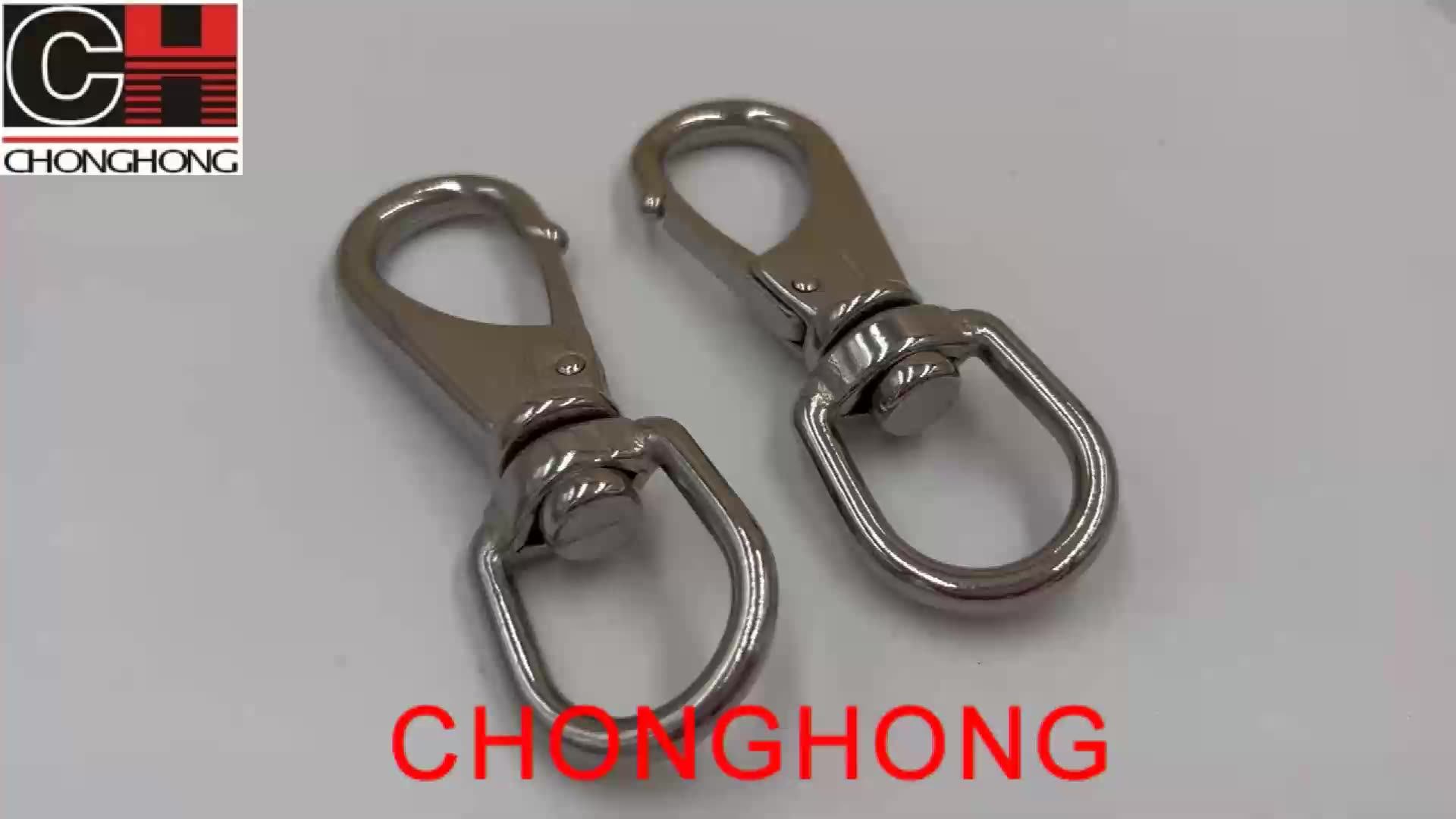 Stainless Steel Eye Bolt Snap Hook Hook Heavy Duty Swivel Snap Spring