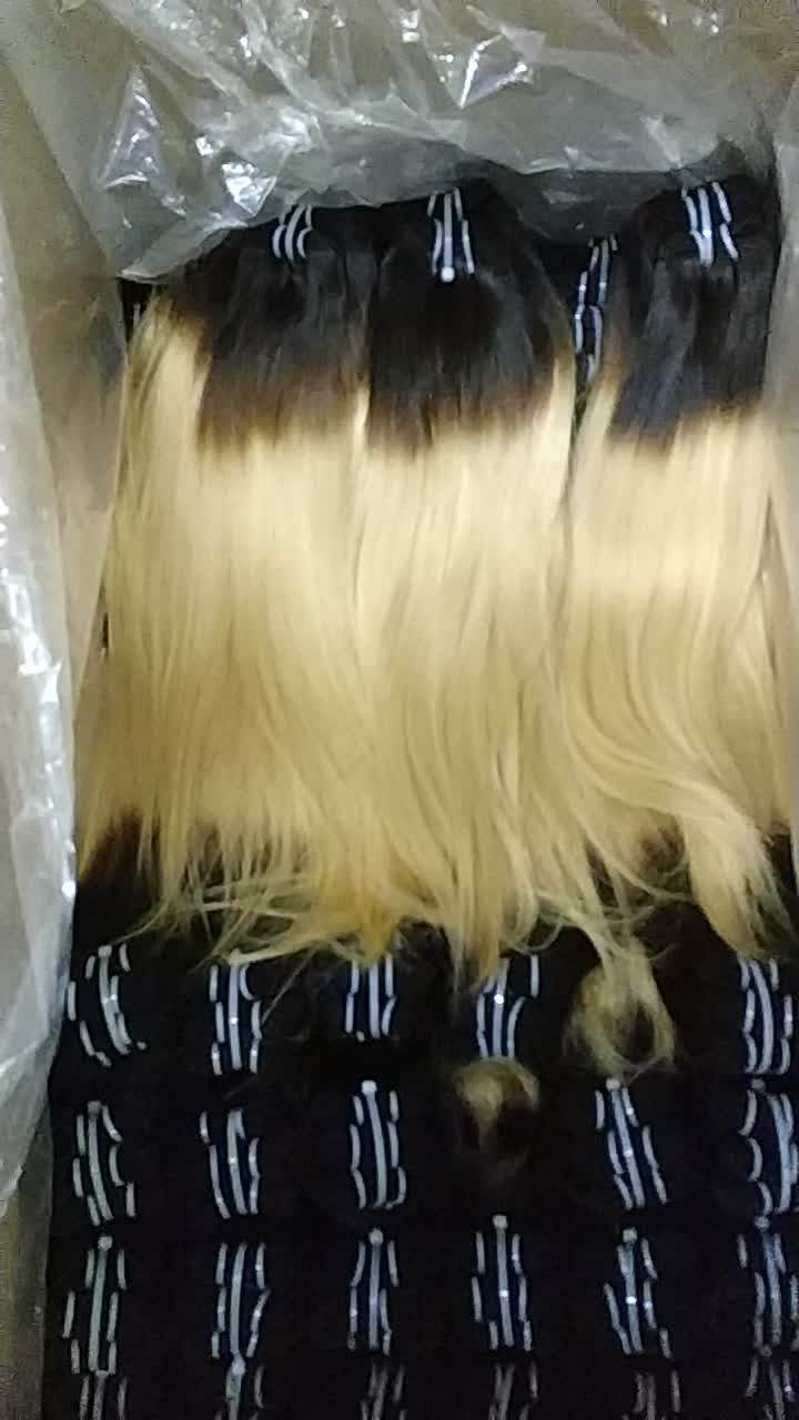 Letsfly 20pcs 840g Silky Straight Wave Style And 820g Weight Brazilian