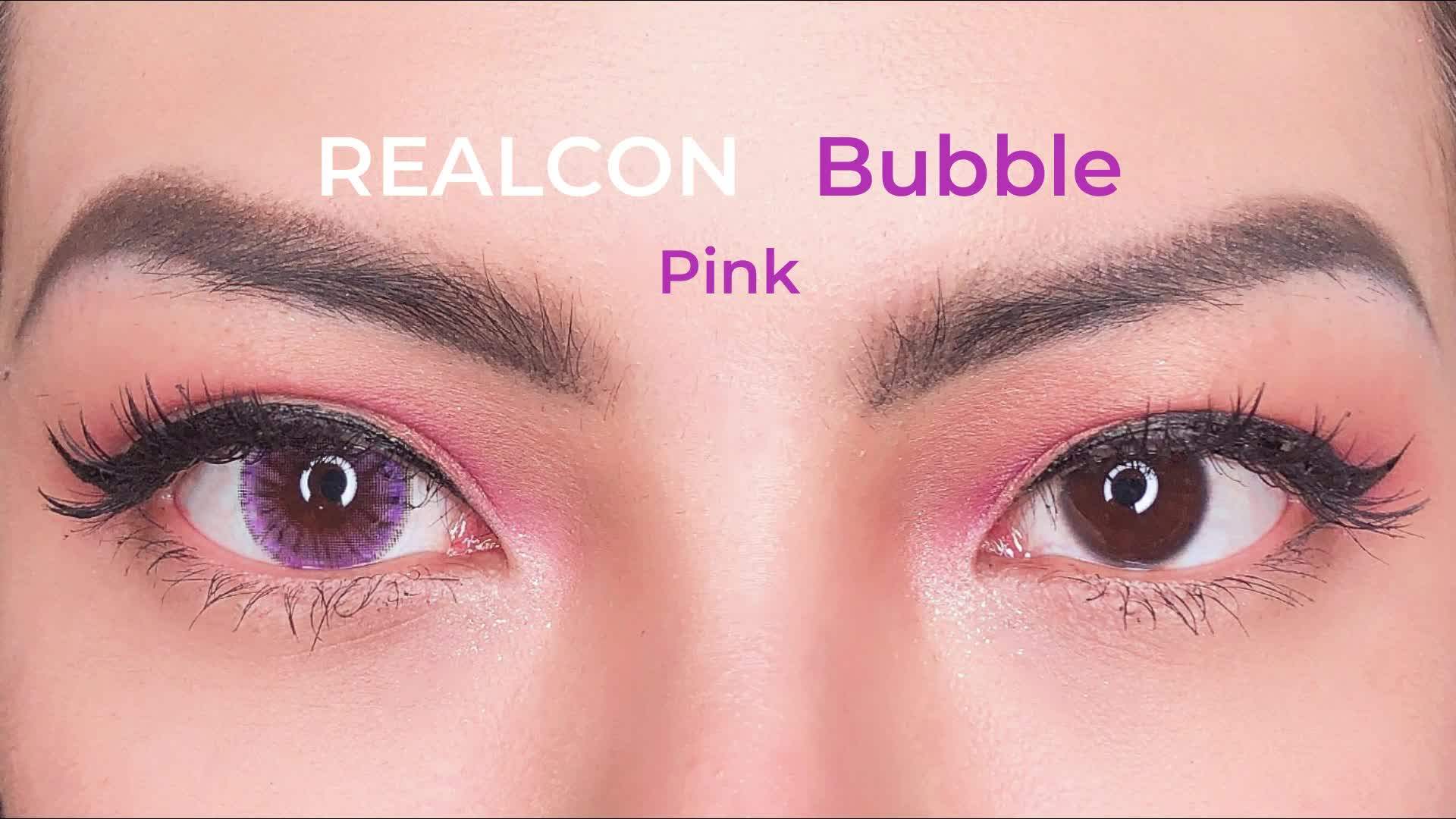 Realcon Bubble Natural Looking Disposable Soft Korean Eye Color Contact