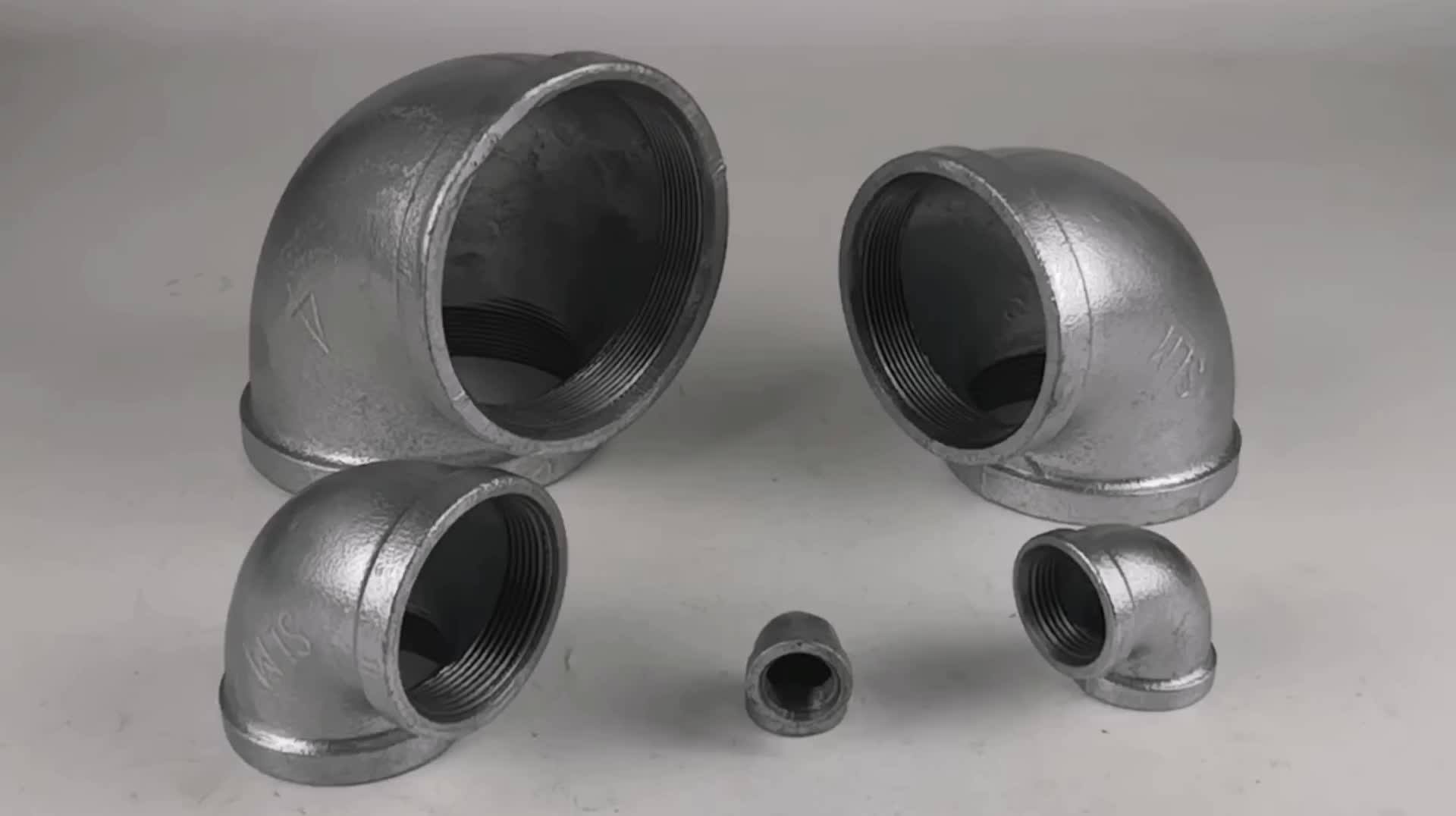 Hardware Accessories Malleable Iron Galvanized Equal Pipe Fittings