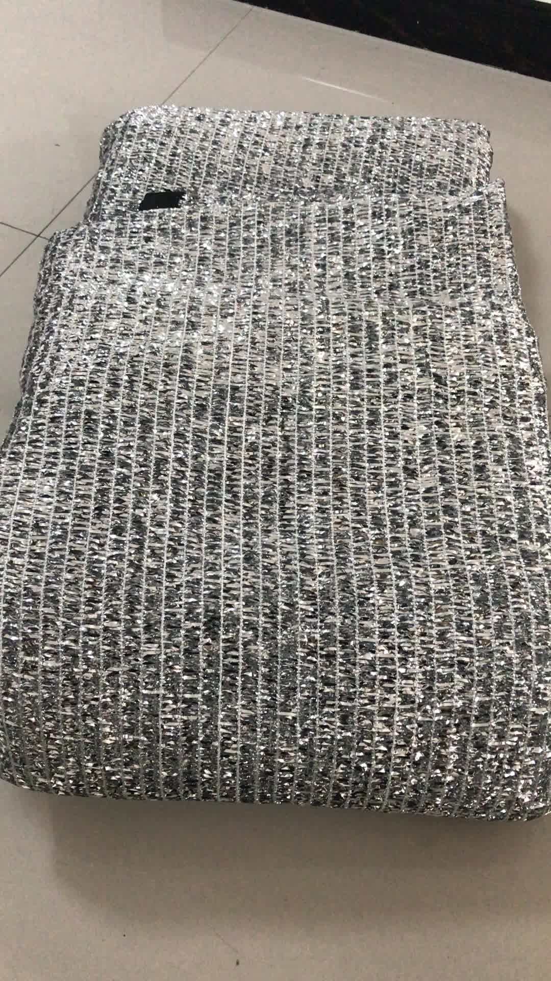 80 Heat Reflective Aluminum Shade Screen,Greenhouse Shading Silver