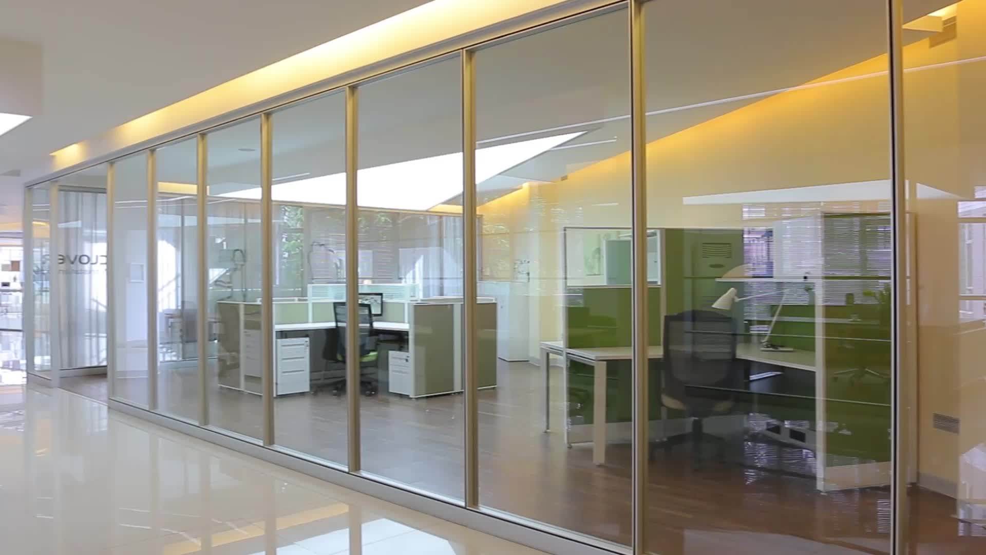 High Wall Cool Cubicles Decorative Partitian Sound Proof Glass Office