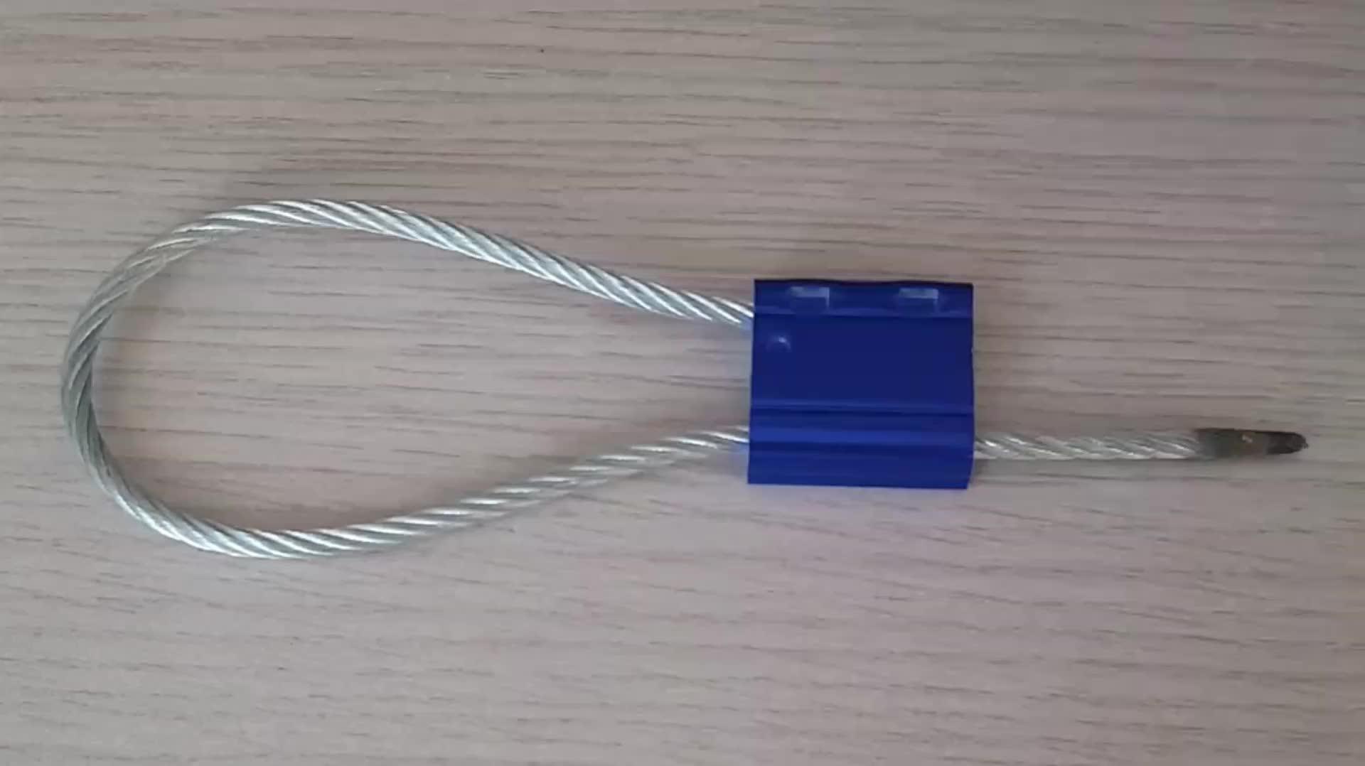 Security Steel Cable Container Truck Door lock Seal, View lock seal