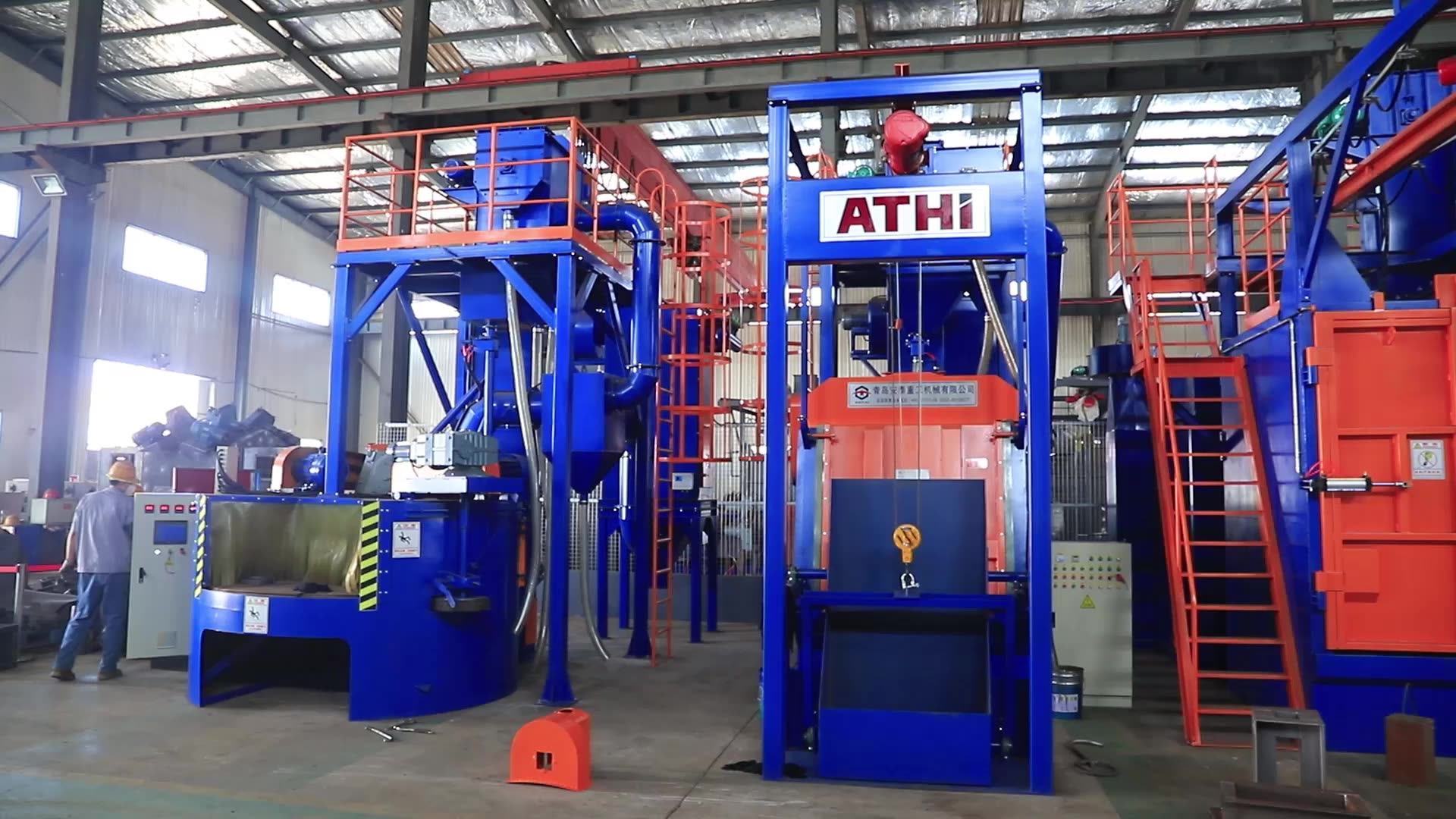 Hanger Type Shot Blasting Machine/ Hooks Shot Blasting Machine Buy