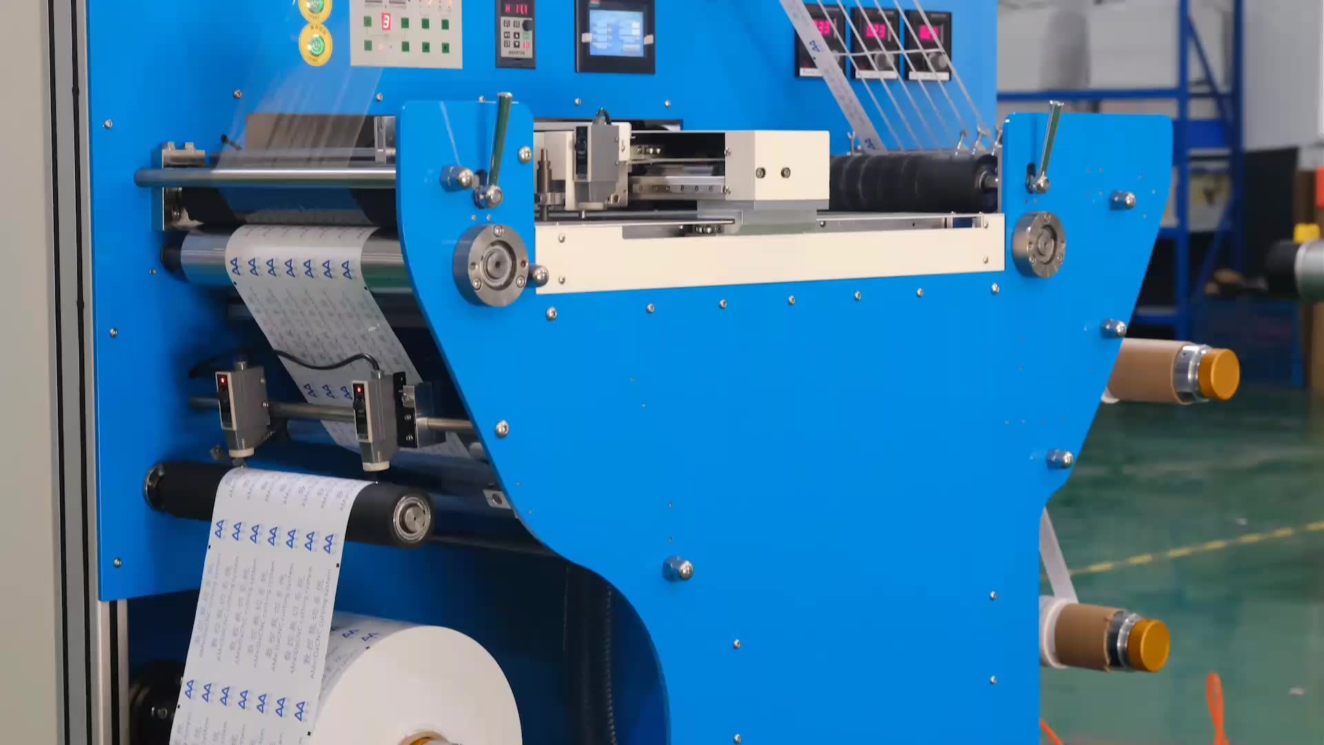 Digital Roll To Roll Rotary Label Die Cutting Machine Sticker Cutting