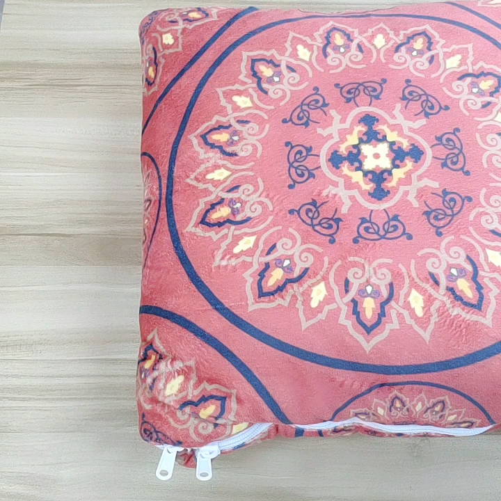 Jsmart Multifunctional Pillow Quilt Zipper Cushion Cover Airline