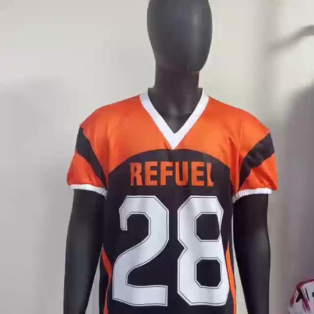 Blank Football Jersey Mesh Plain American Football Jersey Hip Hop