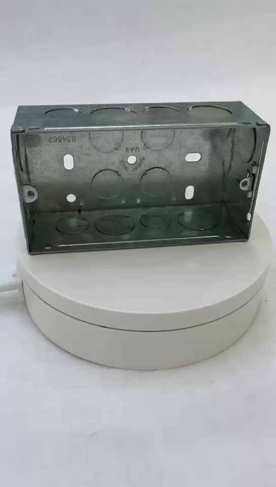 2022 Uae 1 Gang 3x3 Metal Electrical Back Junction Box Bs 4662 Steel