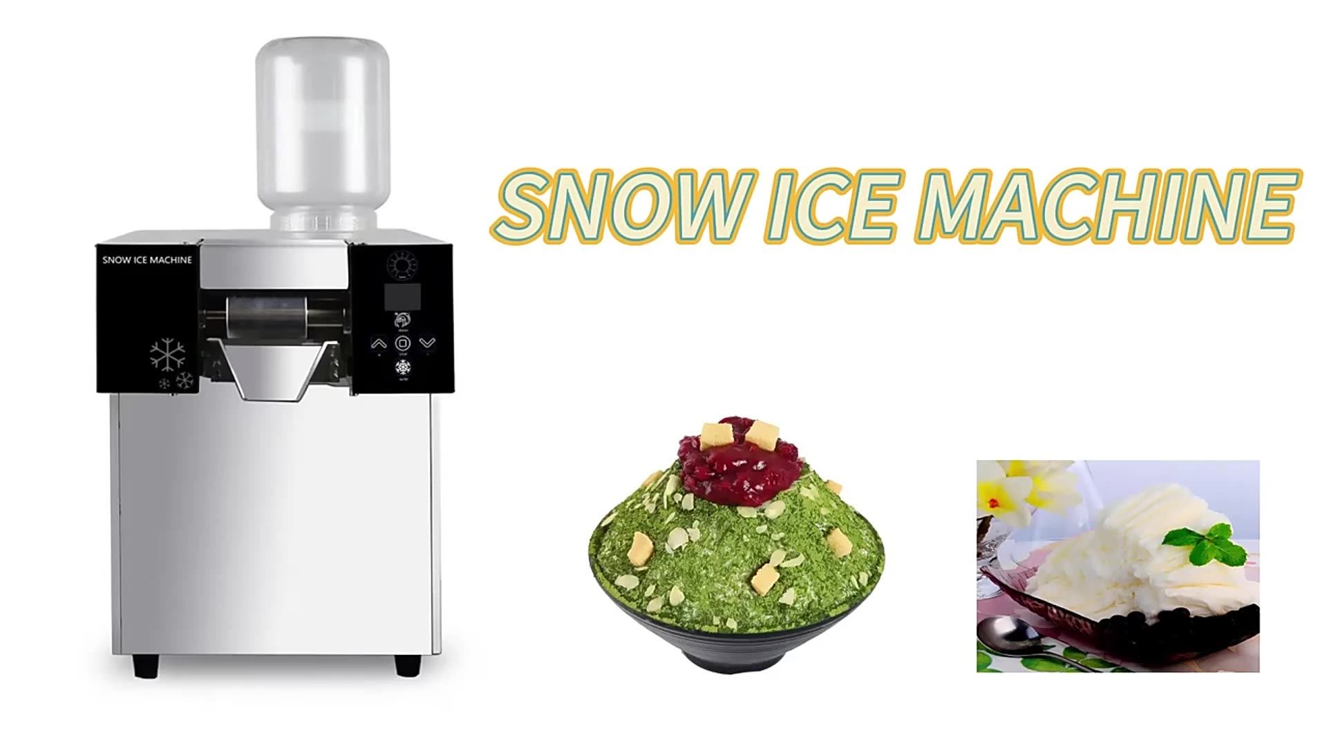 Hot Sale Snow Ice Flake Snow Making Machine Korea Bingsu Ice Makers