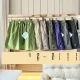 American retro ~ summer new quick-drying A- shaped skirt ~ anti-light skirt thin cool outdoor skirt women