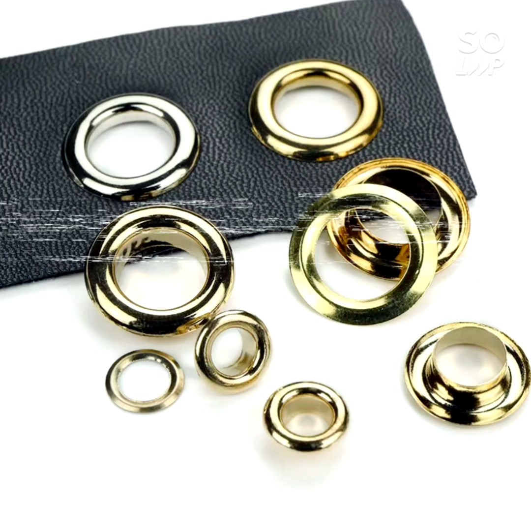 1000set Silver/antique Brass/gold/gun Metal Eyelets With Washers For