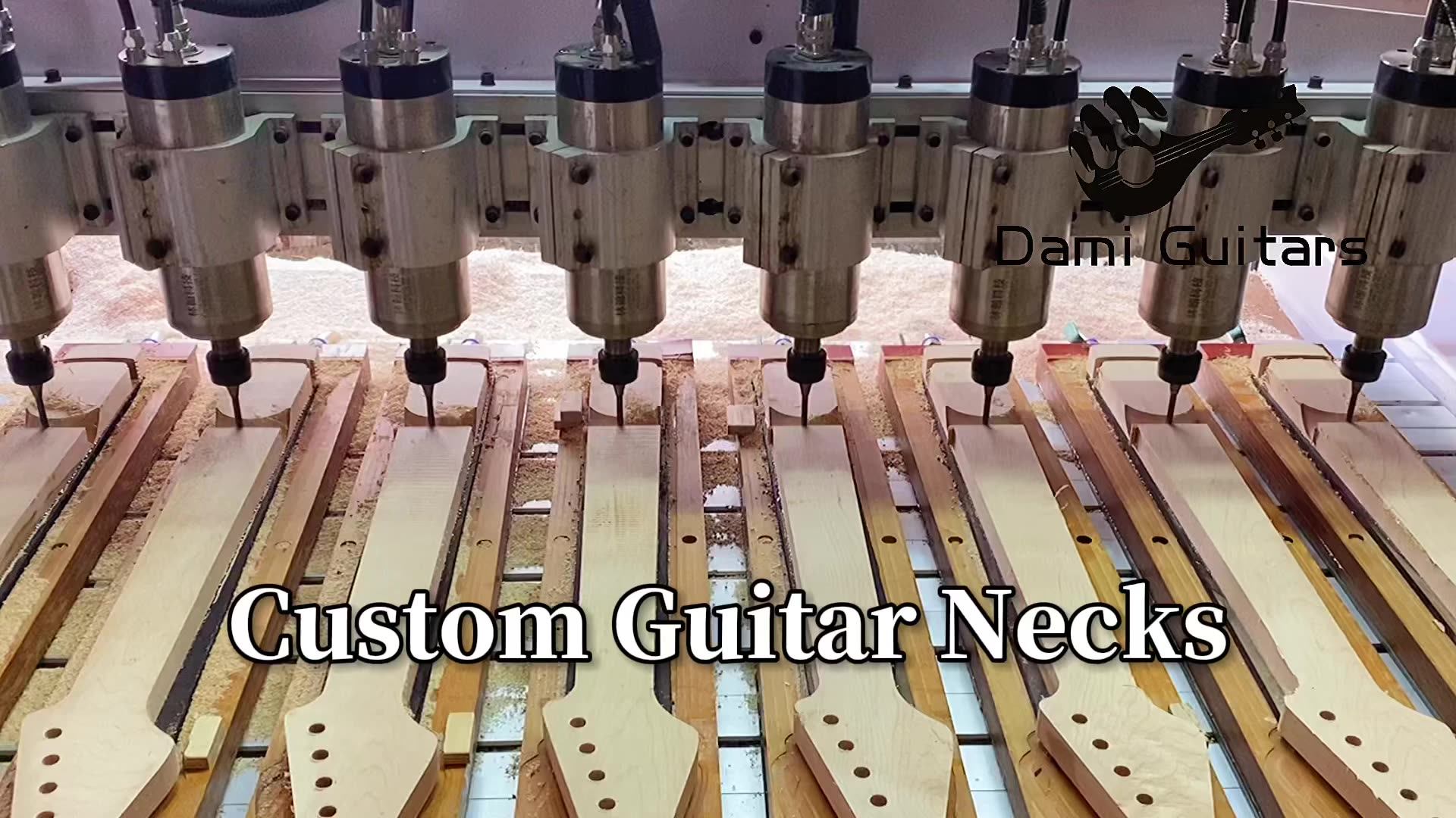 Wholesale 22 Frets Unfinished Maple Neck Diy Paddle Head Blank Guitar