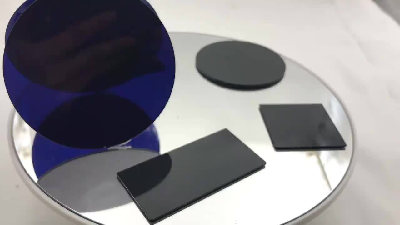 Uv Filter Visible Absorption Uv Transmission Optical Glass Zwb2 365nm