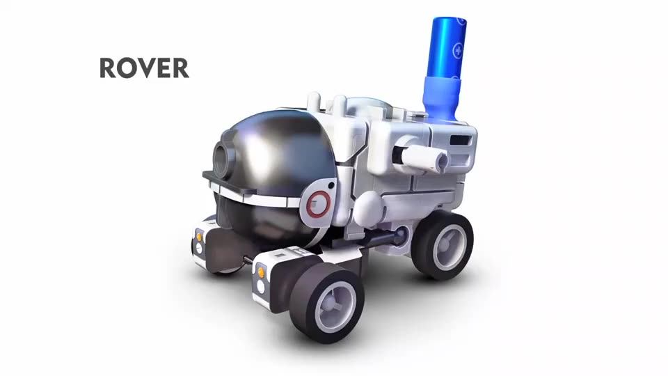 Robor in Space Fleet DIY STEM Toy for Kids Adults